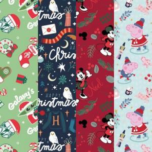 Camelot Fabrics Christmas Bolted Fabric - Festive Mickey